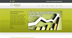Desktop Screenshot of contentforbiz.com